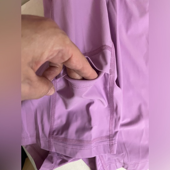 NWT Outdoor Voices SOLD OUT One Shoulder Dress Built in Shorts Lavender Size L - Picture 13 of 13